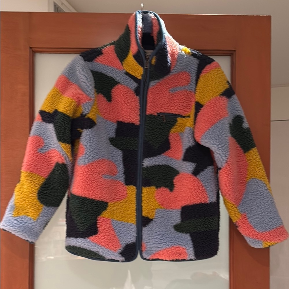 STELLA McCartney KIDS Girls Colorblock Fleece Jacket Size 12 years